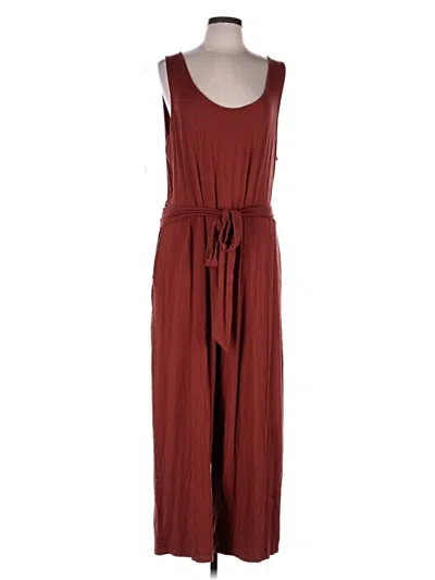 Pre-owned Old Navy Jumpsuit In Burgundy