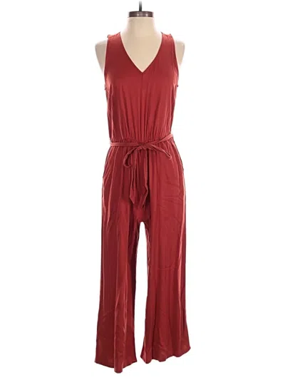 Pre-owned Old Navy Jumpsuit In Burgundy