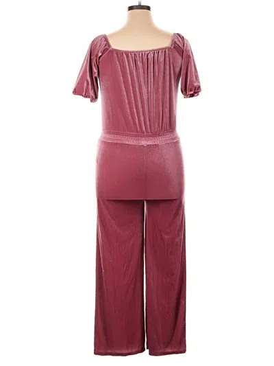Pre-owned Old Navy Jumpsuit In Burgundy