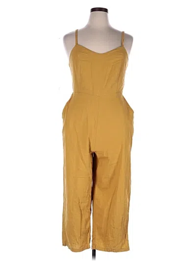 Pre-owned Old Navy Jumpsuit In Gold
