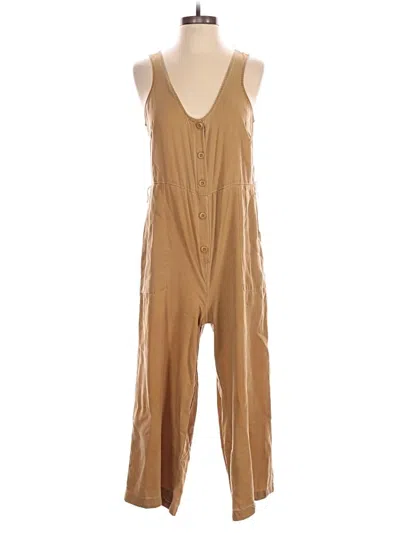 Pre-owned Old Navy Jumpsuit In Tan