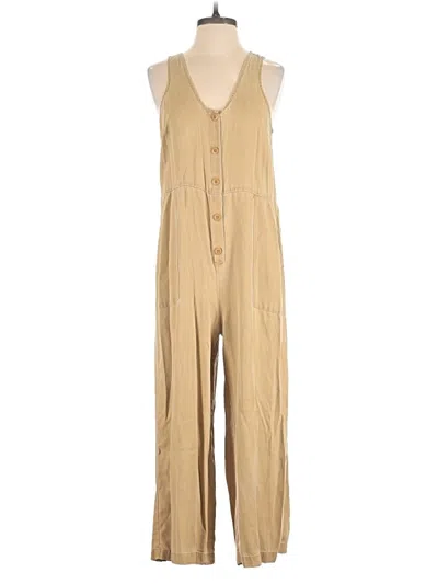 Pre-owned Old Navy Jumpsuit In Tan