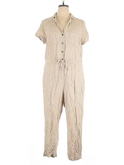 Pre-owned Old Navy Jumpsuit In Tan