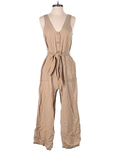 Pre-owned Old Navy Jumpsuit In Tan