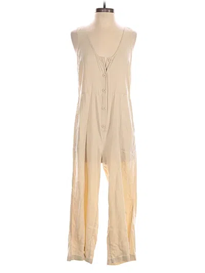 Pre-owned Old Navy Jumpsuit In White