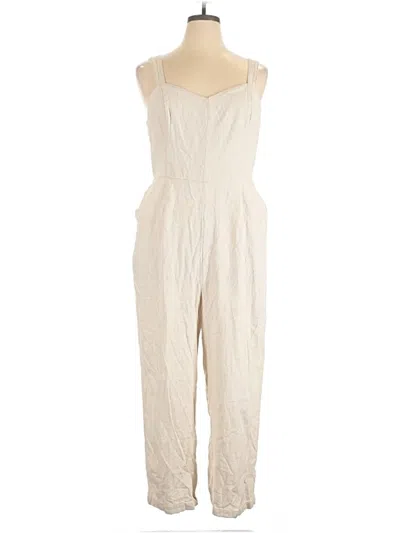 Pre-owned Old Navy Jumpsuit In White