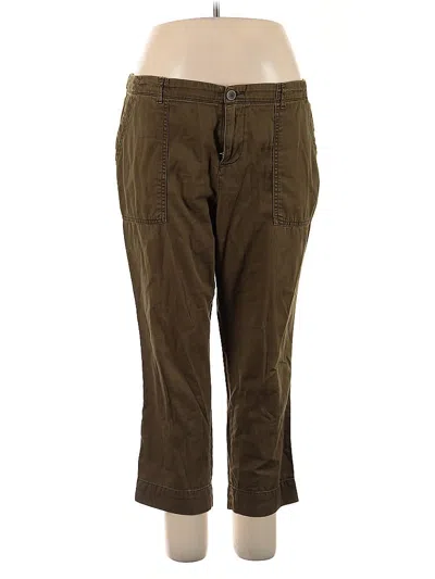 Pre-owned Old Navy Khaki Pant In Brown