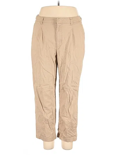Pre-owned Old Navy Khaki Pant In Brown