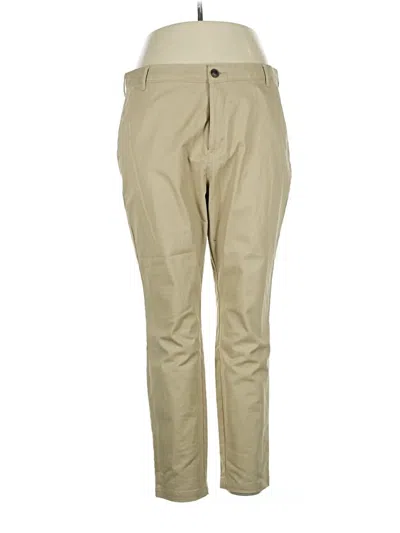 Pre-owned Old Navy Khaki Pant In Brown