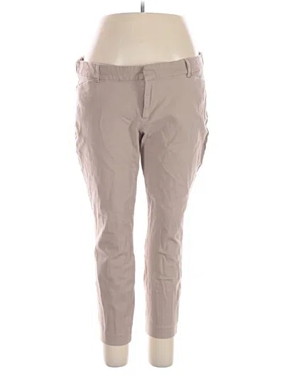 Pre-owned Old Navy Khaki Pant In Brown