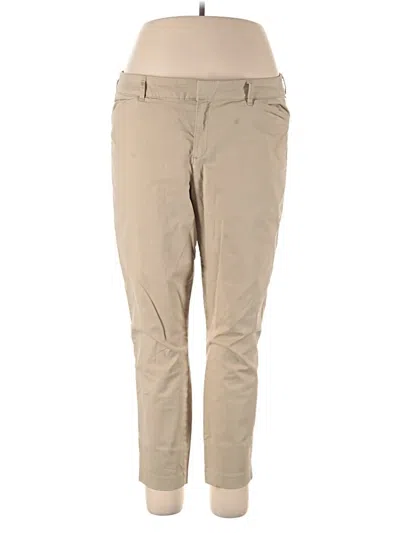 Pre-owned Old Navy Khaki Pant In Brown