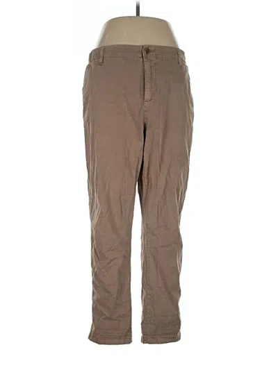 Pre-owned Old Navy Khaki Pant In Brown