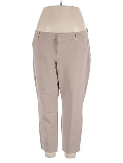 Pre-owned Old Navy Khaki Pant In Brown