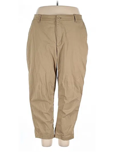 Pre-owned Old Navy Khaki Pant In Brown