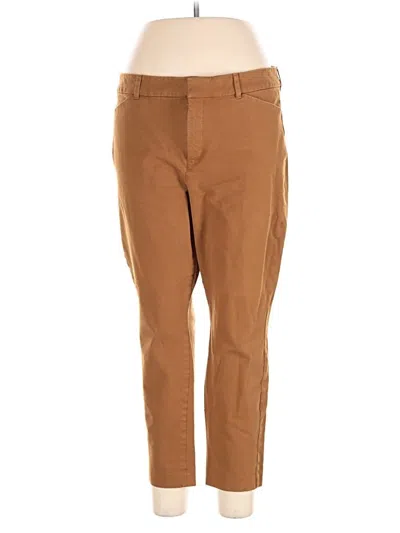 Pre-owned Old Navy Khaki Pant In Brown