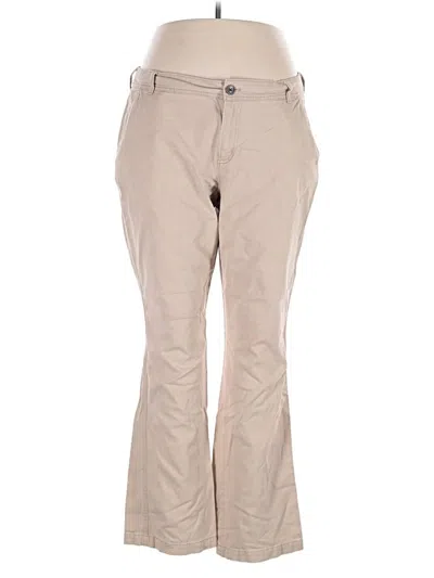 Pre-owned Old Navy Khaki Pant In Brown