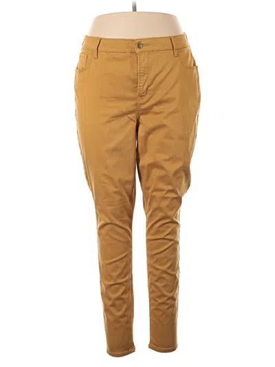 Pre-owned Old Navy Khaki Pant In Brown
