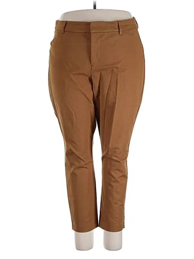 Pre-owned Old Navy Khaki Pant In Brown