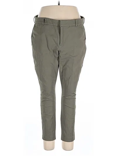 Pre-owned Old Navy Khaki Pant In Green