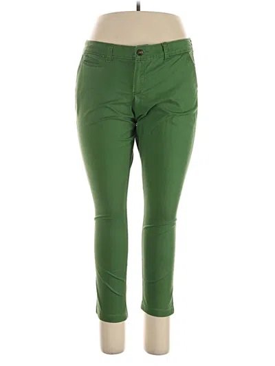 Pre-owned Old Navy Khaki Pant In Green