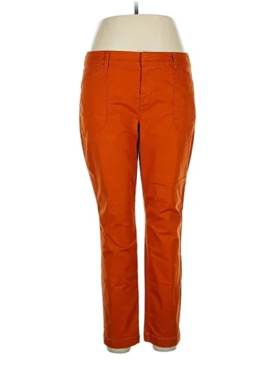 Pre-owned Old Navy Khaki Pant In Orange