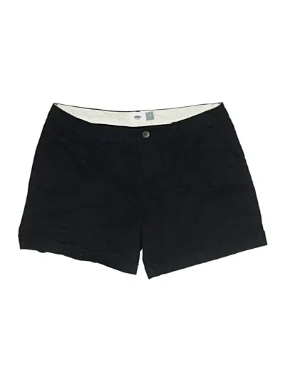 Pre-owned Old Navy Khaki Shorts In Black