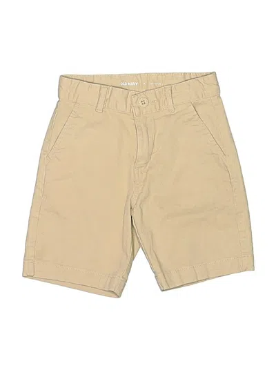 Pre-owned Old Navy Kids' Khaki Shorts In Brown