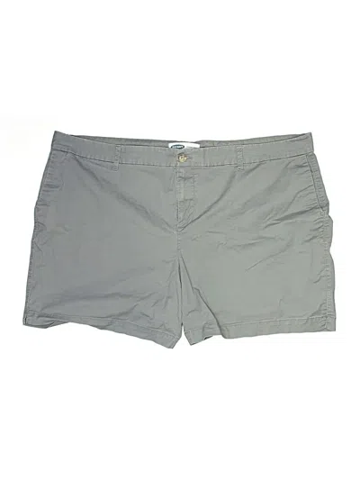Pre-owned Old Navy Khaki Shorts In Gray