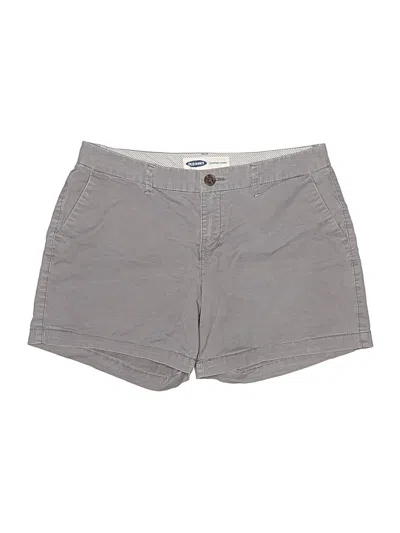 Pre-owned Old Navy Khaki Shorts In Gray