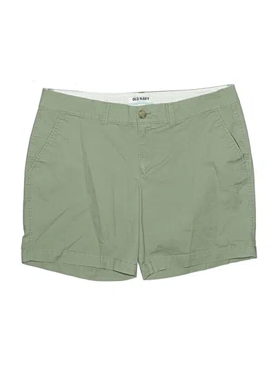 Pre-owned Old Navy Khaki Shorts In Green