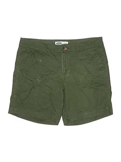 Pre-owned Old Navy Khaki Shorts In Green