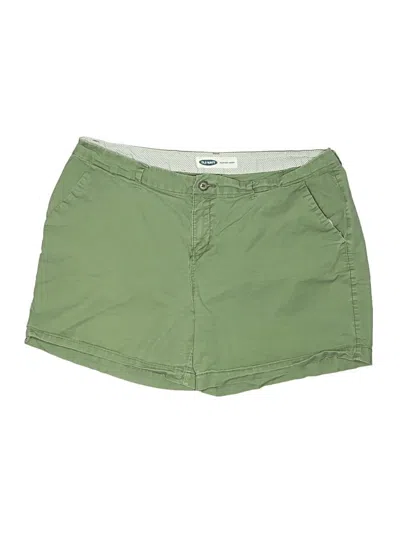 Pre-owned Old Navy Khaki Shorts In Green