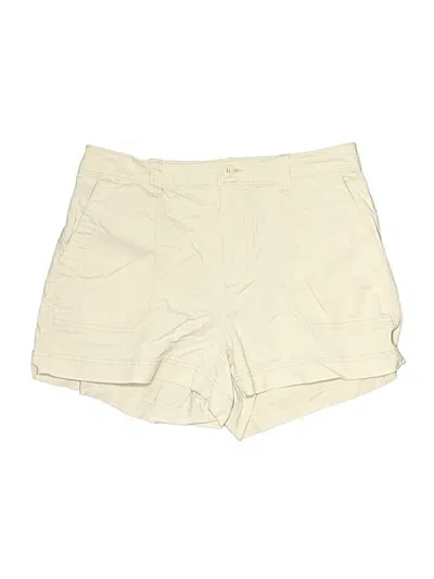 Pre-owned Old Navy Khaki Shorts In Ivory