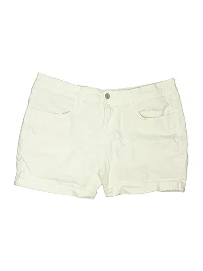 Pre-owned Old Navy Khaki Shorts In Ivory