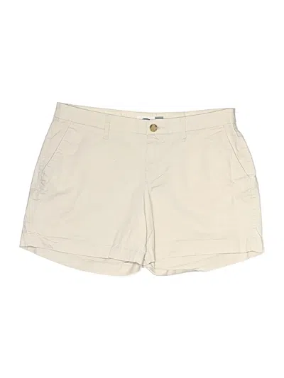 Pre-owned Old Navy Khaki Shorts In Ivory