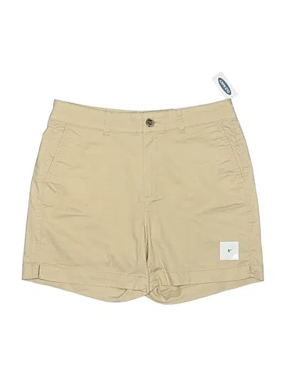 Old Navy Khaki Shorts In Tan