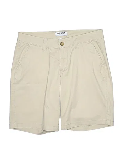 Pre-owned Old Navy Khaki Shorts In Tan