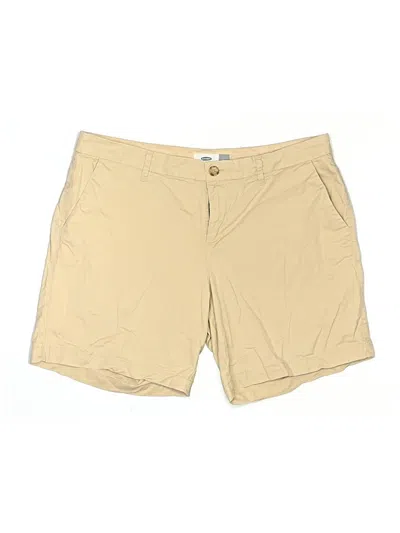 Pre-owned Old Navy Khaki Shorts In Tan