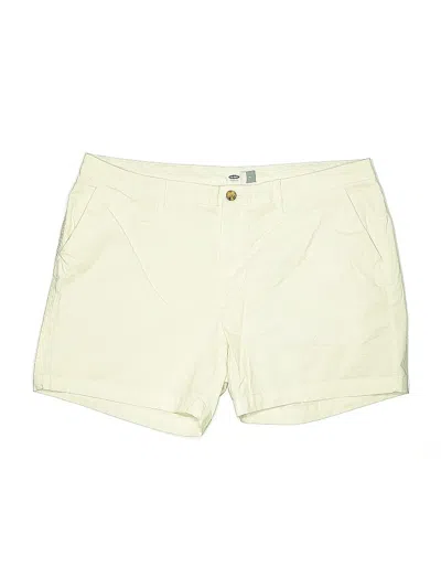 Pre-owned Old Navy Khaki Shorts In Yellow