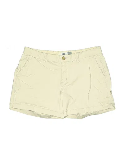 Pre-owned Old Navy Khaki Shorts In Yellow