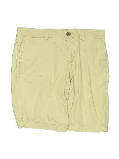 Pre-owned Old Navy Khaki Shorts In Yellow