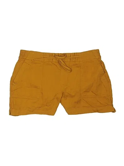 Pre-owned Old Navy Khaki Shorts In Yellow