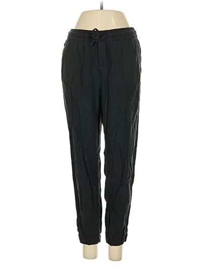 Pre-owned Old Navy Linen Pants In Black