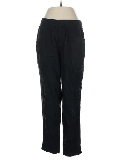 Pre-owned Old Navy Linen Pants In Black