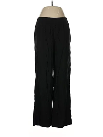 Pre-owned Old Navy Linen Pants In Black