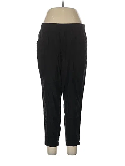 Pre-owned Old Navy Linen Pants In Black