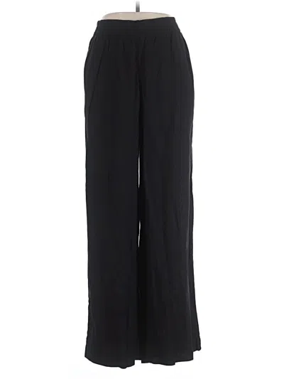 Pre-owned Old Navy Linen Pants In Black
