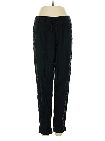 Pre-owned Old Navy Linen Pants In Black