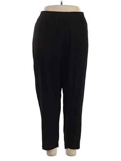 Pre-owned Old Navy Linen Pants In Black