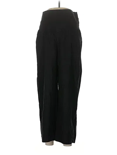 Pre-owned Old Navy Linen Pants In Black